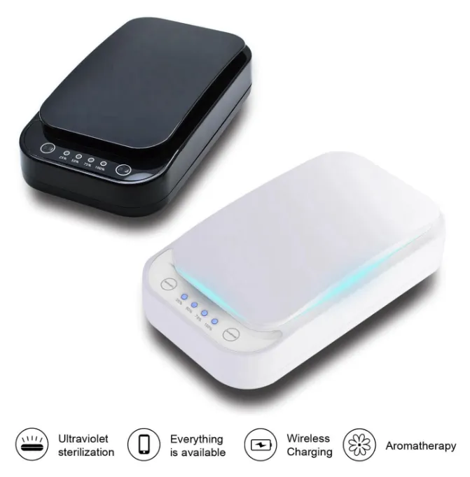 Thē Ultimate Cell Phone UV Sterilizer w/ Wireless Charging- Kills 99.9% Viruses & Bacteria