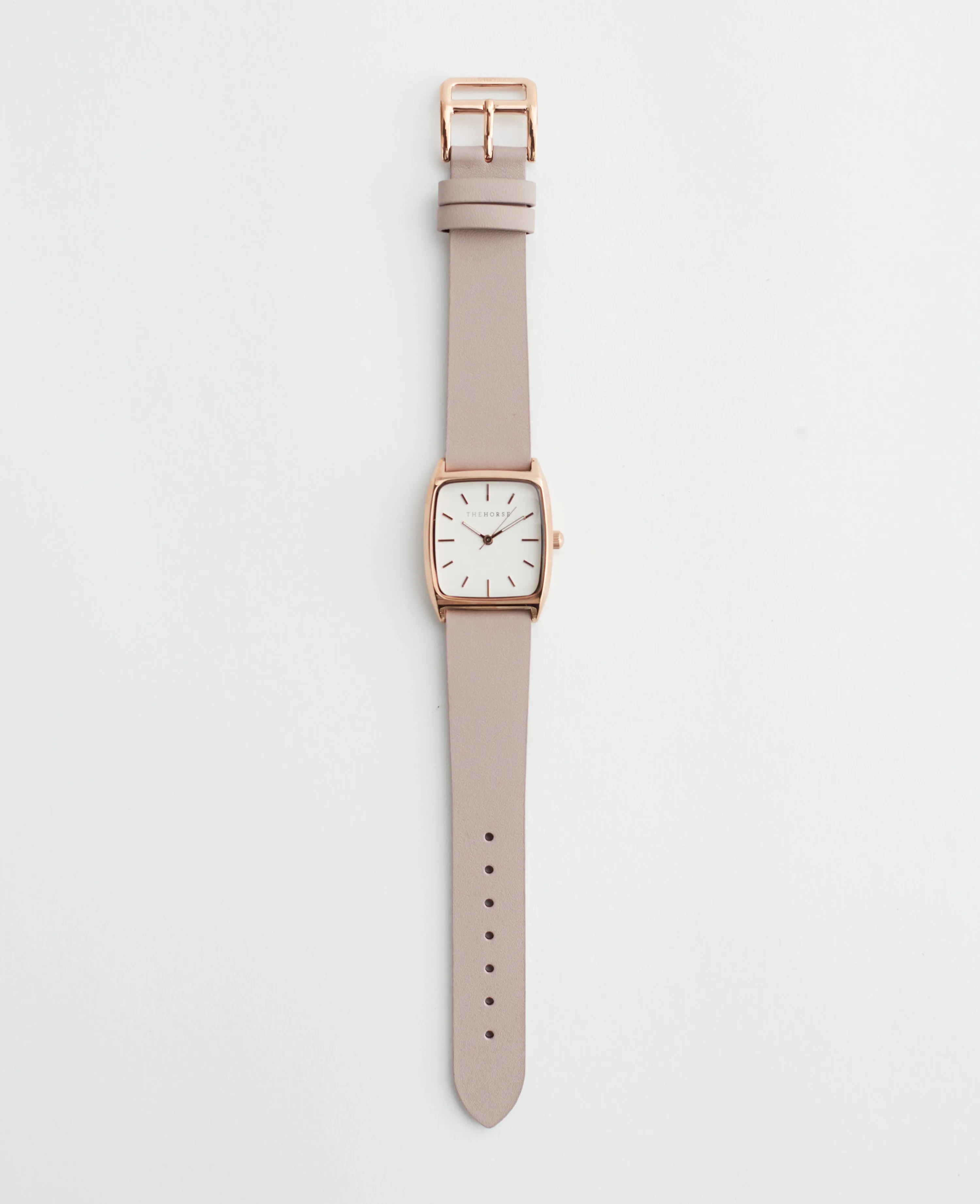 The Dress Watch: Rose Gold / White Dial / Blush Leather