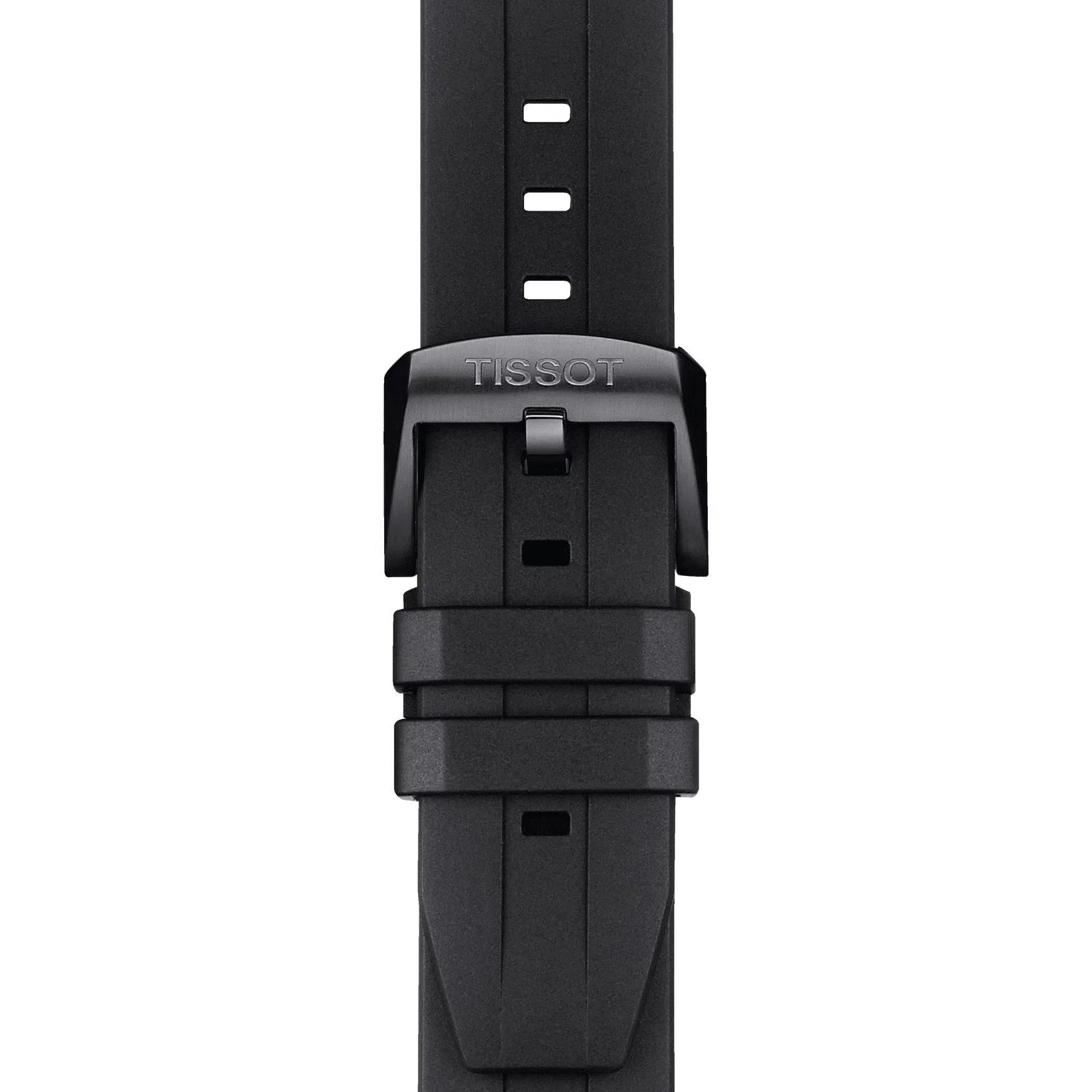 Tissot Seastar 1000 Chronograph Mens Rose Tone Black Dial Rubber Strap Watch
