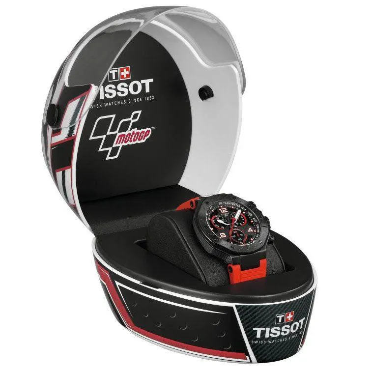 Tissot T-Race MotoGP Chronograph 2023 Limited Edition Viewer 8000 Pieces 45mm Black Steel Finish Pvd Black Quartz T141.417.37.057.01