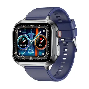 TK17 1.91 inch Horizontal Screen Silicone Strap Smart Watch Supports ECG Electrocardiogram(Blue)
