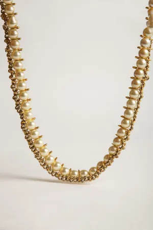 TOM BINNS | PEARL PIN PUNK NECKLACE