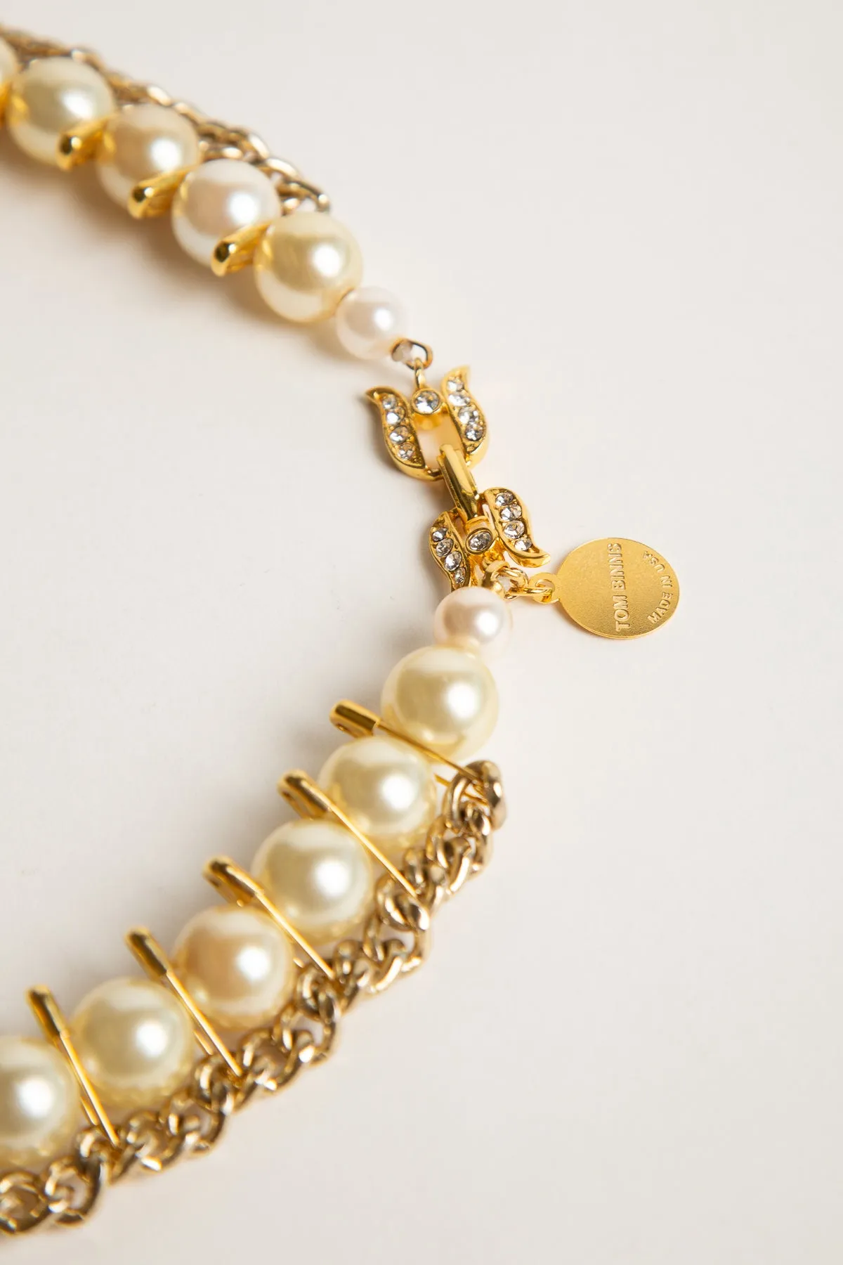 TOM BINNS | PEARL PIN PUNK NECKLACE