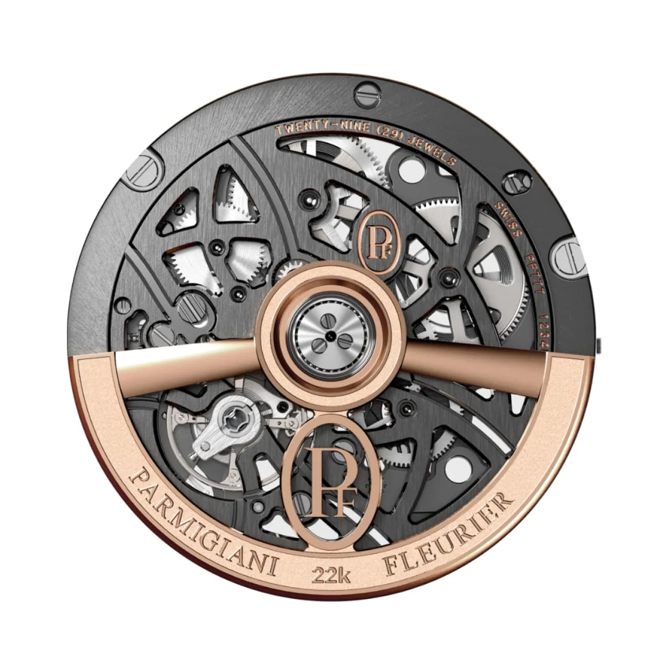 TONDA PF SKELETON STEEL PLATINUM