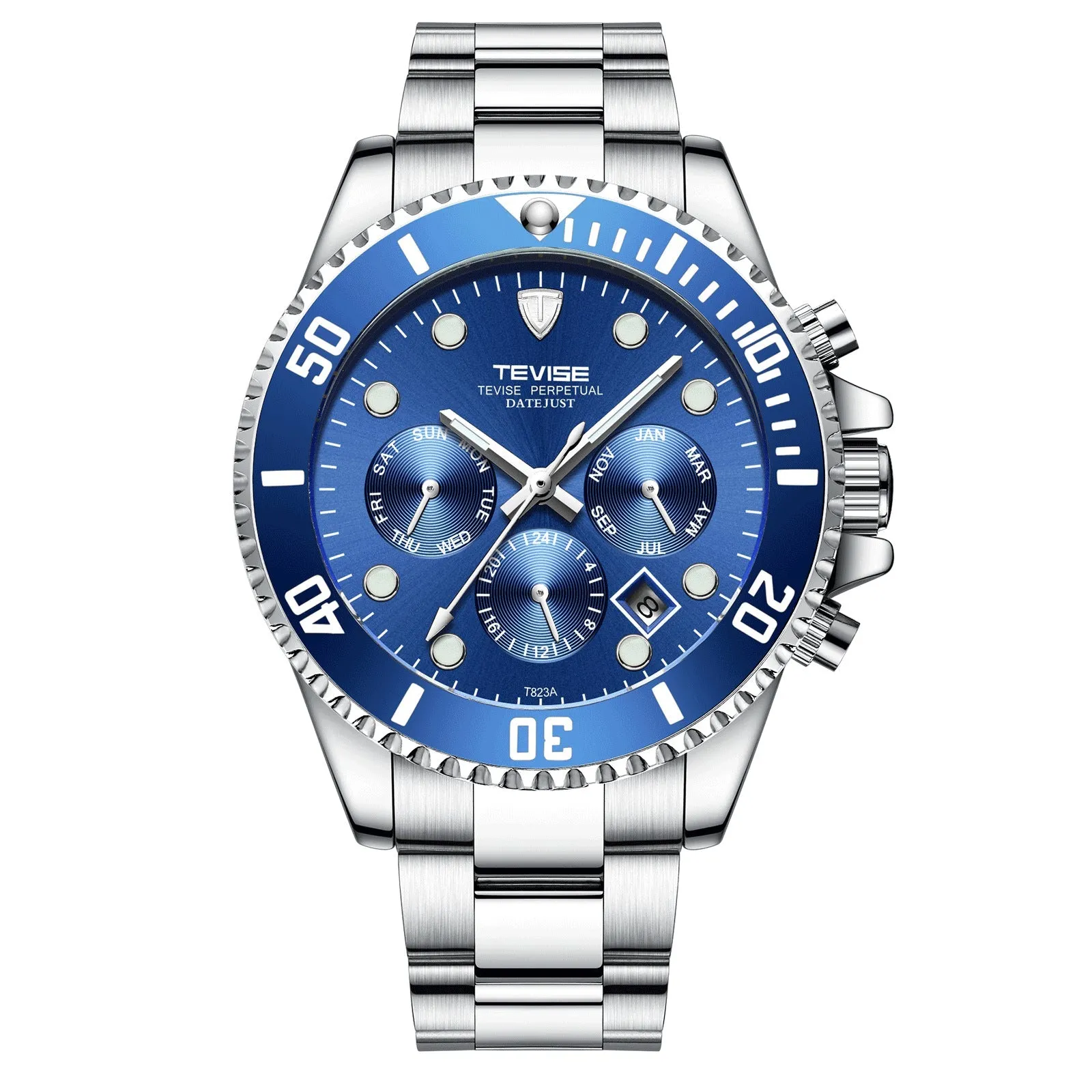 Top Brand Luxury Men's Mechanical Watch Luminous Fashion Waterproof Date Clock Male Watches