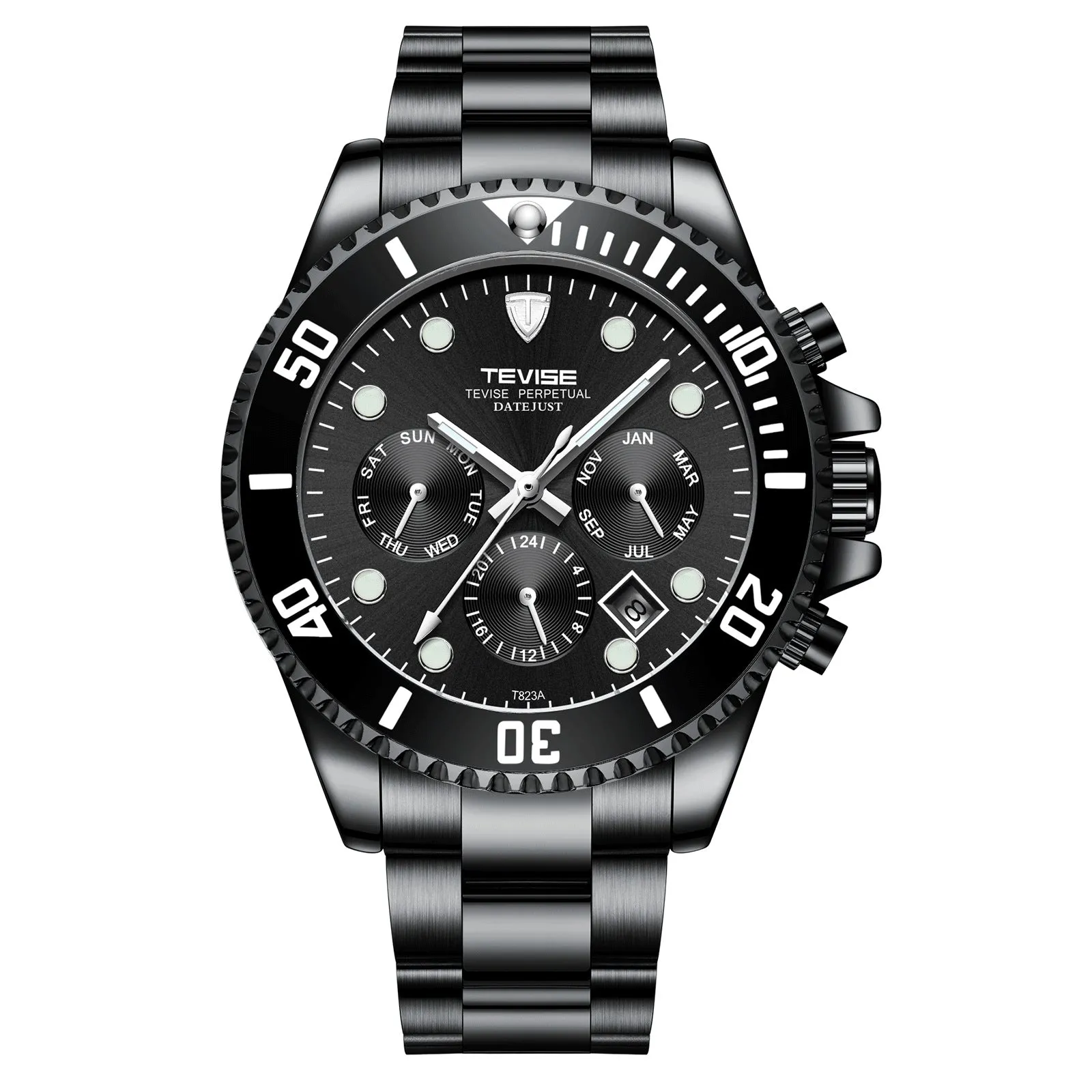 Top Brand Luxury Men's Mechanical Watch Luminous Fashion Waterproof Date Clock Male Watches