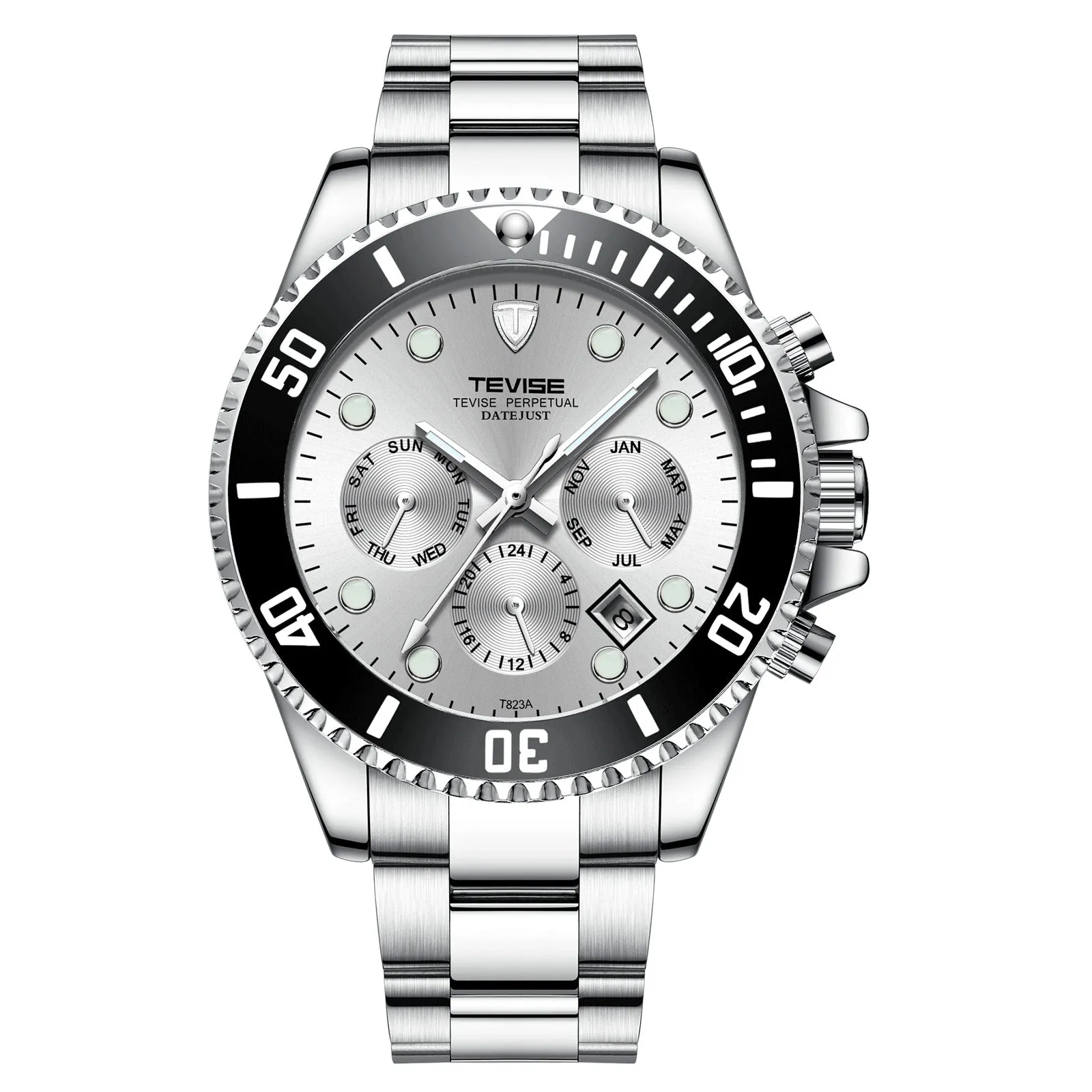 Top Brand Luxury Men's Mechanical Watch Luminous Fashion Waterproof Date Clock Male Watches