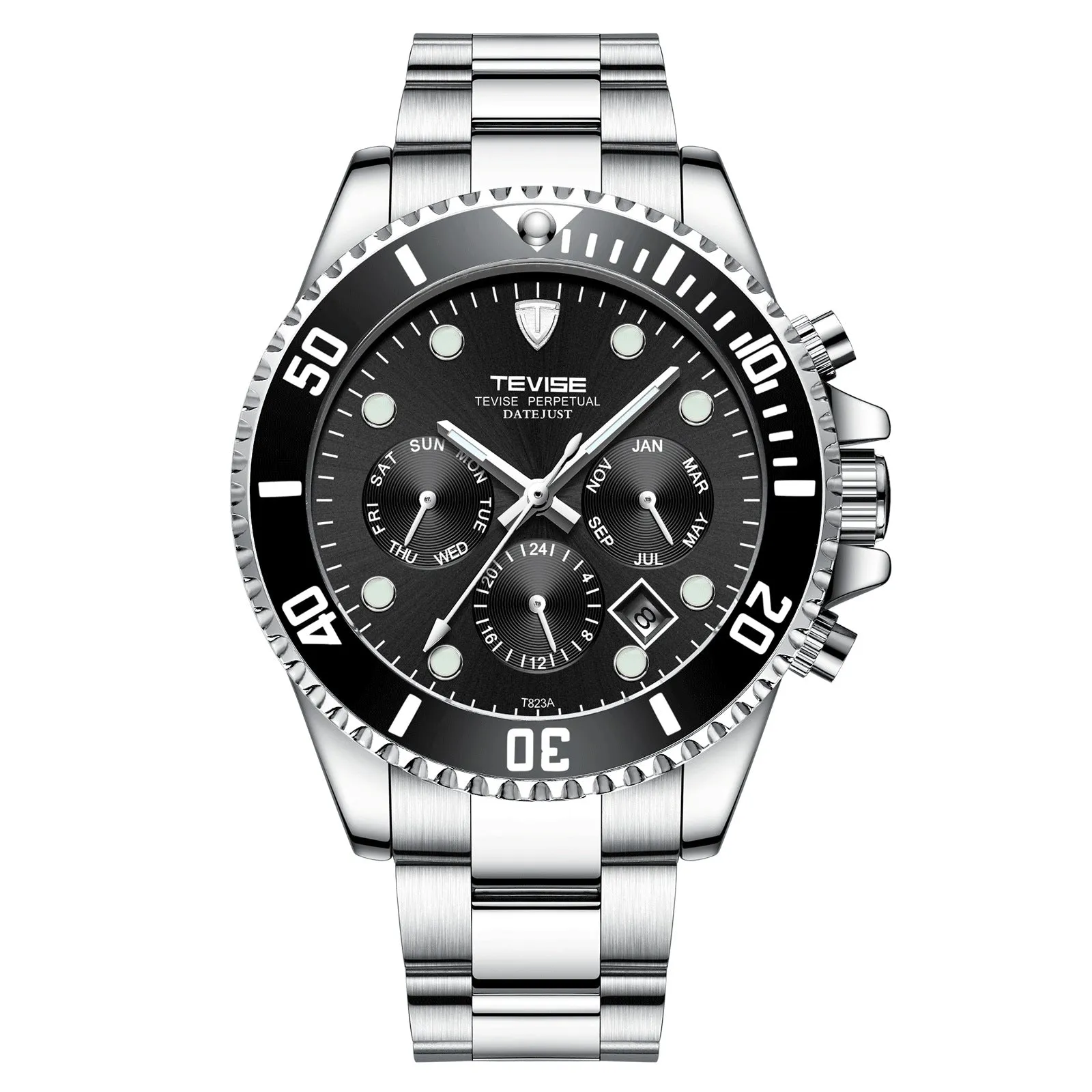 Top Brand Luxury Men's Mechanical Watch Luminous Fashion Waterproof Date Clock Male Watches