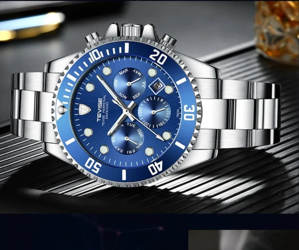 Top Brand Luxury Men's Mechanical Watch Luminous Fashion Waterproof Date Clock Male Watches