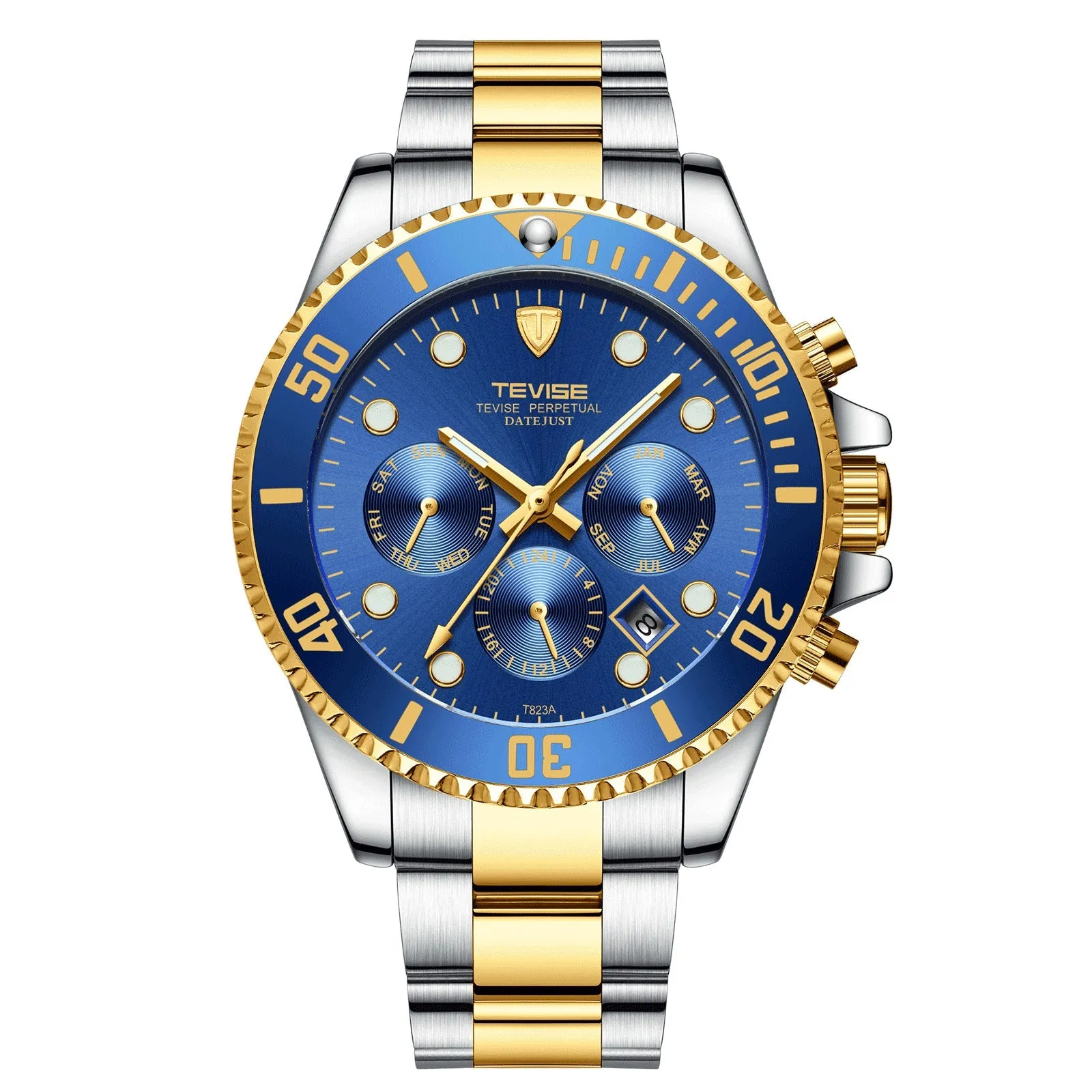 Top Brand Luxury Men's Mechanical Watch Luminous Fashion Waterproof Date Clock Male Watches