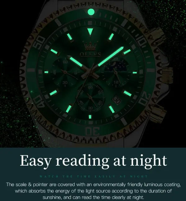 Top Brand Luxury Men's Mechanical Watch Luminous Fashion Waterproof Date Clock Male Watches