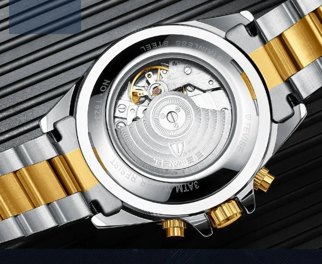 Top Brand Luxury Men's Mechanical Watch Luminous Fashion Waterproof Date Clock Male Watches