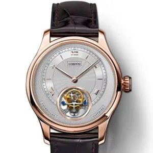 Top Luxury Roman Numerals Dial Watches Real Tourbillon Men'S Mechanical Watches Waterproof Sapphire Glass Watches