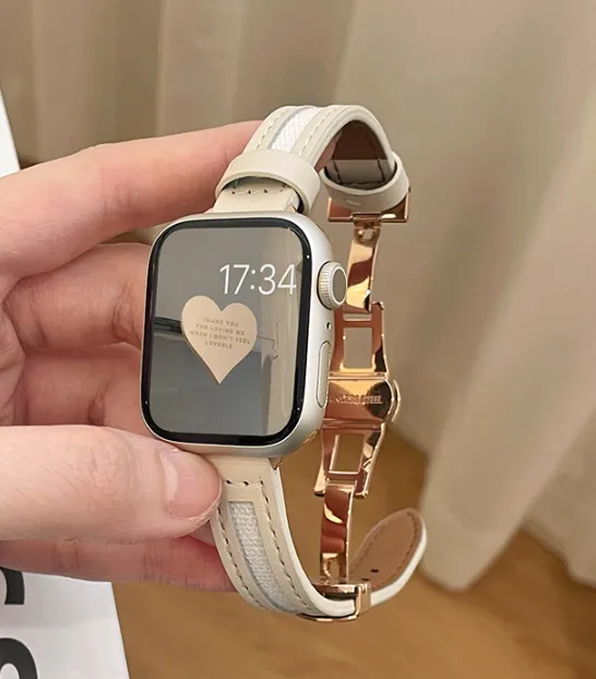 Top Quality Butterfly Canvas Smart Watch Straps - Many Sizes & Colours
