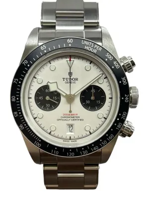 Tudor Black Bay Chrono 79360N White Panda Dial Automatic Men's Watch