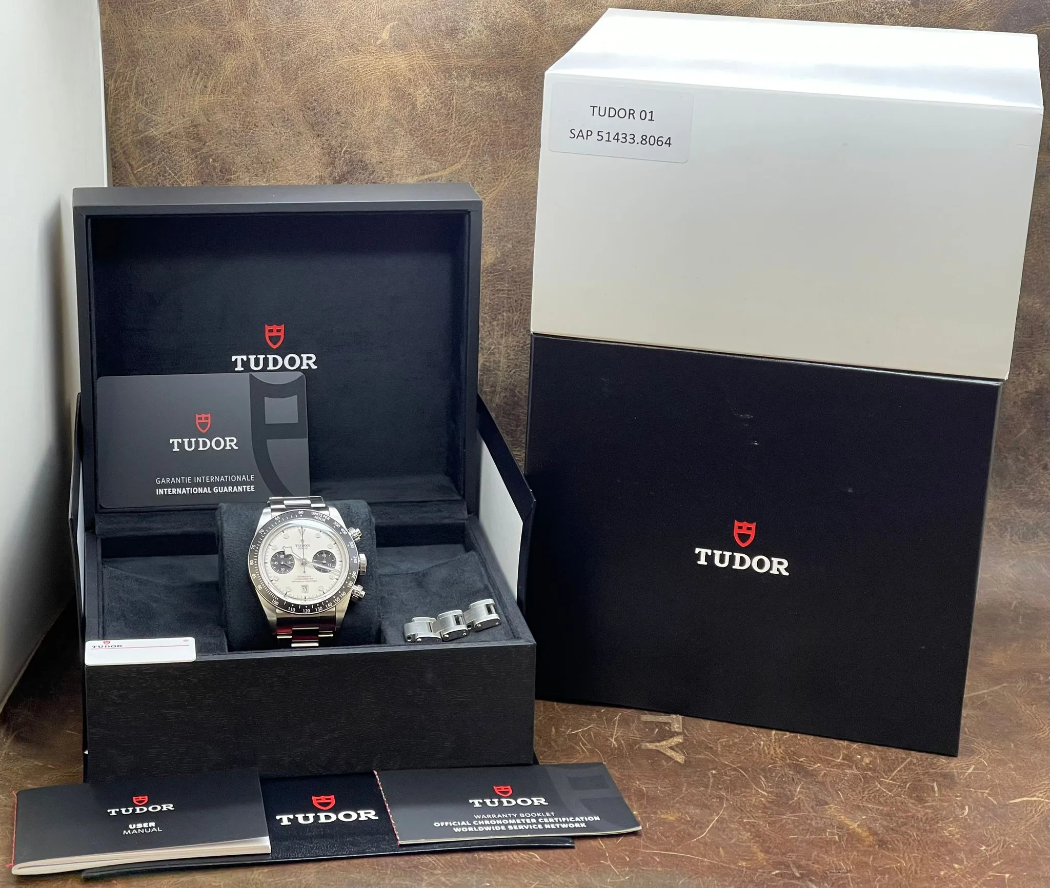Tudor Black Bay Chrono 79360N White Panda Dial Automatic Men's Watch