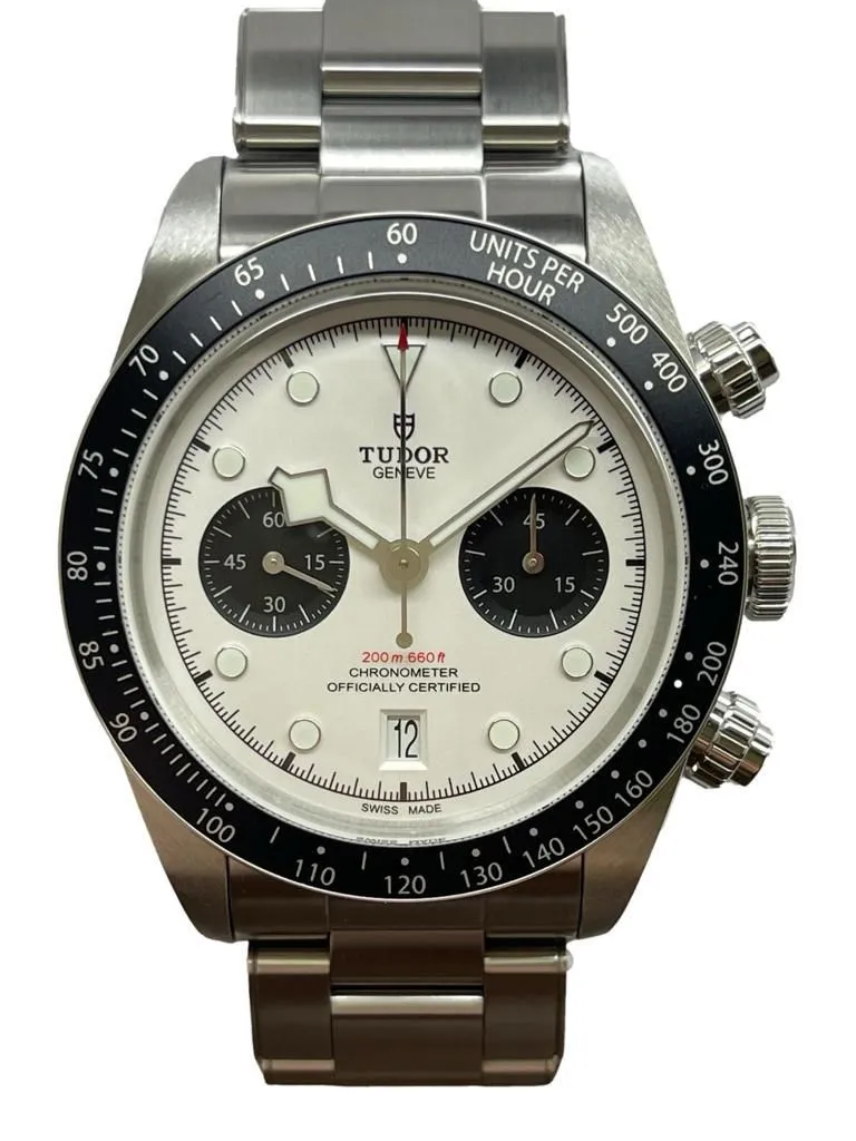 Tudor Black Bay Chrono 79360N White Panda Dial Automatic Men's Watch