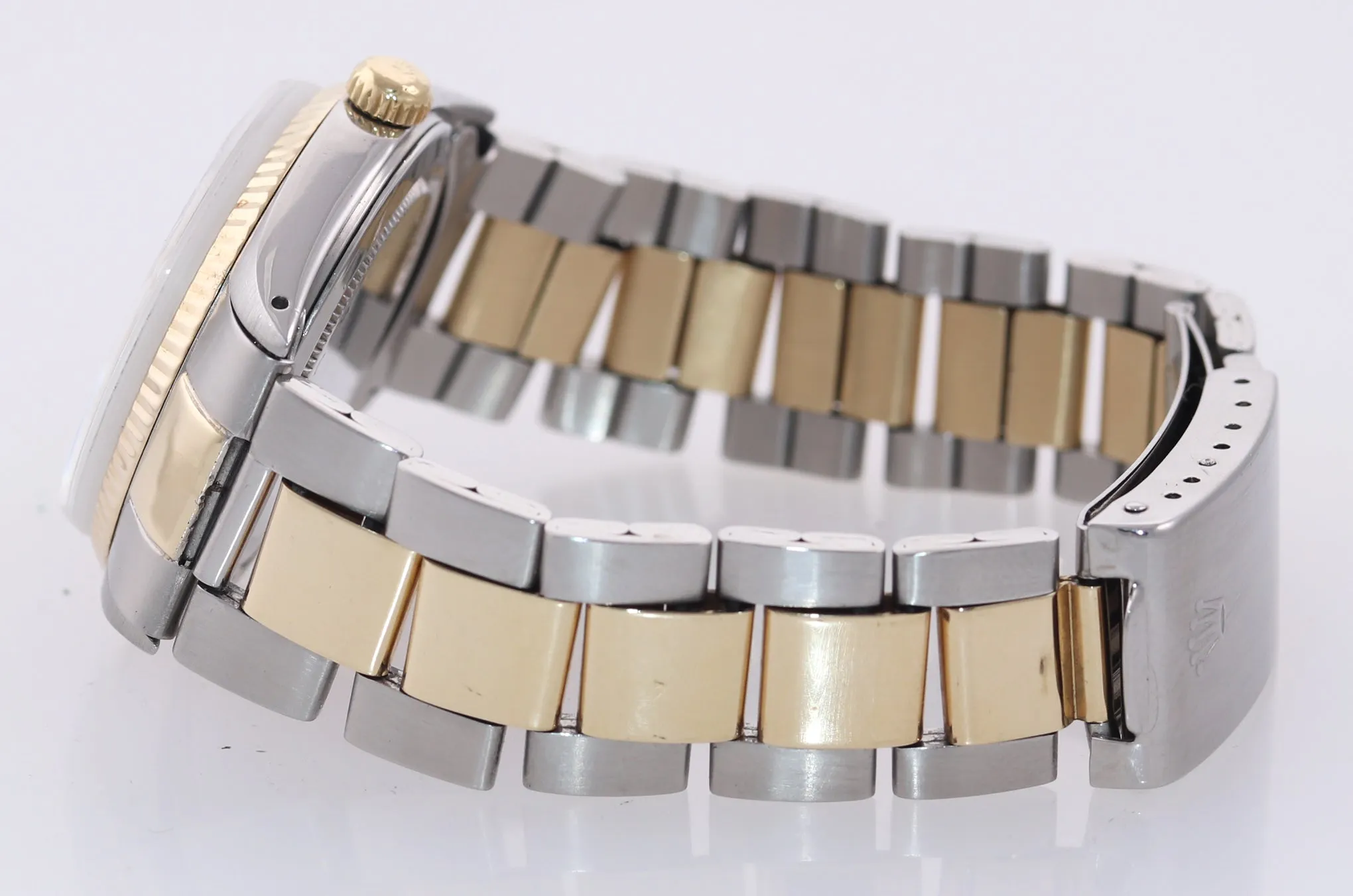 Tudor Prince Day-Date Steel 94510 36mm Champagne Stick Silver Automatic Watch