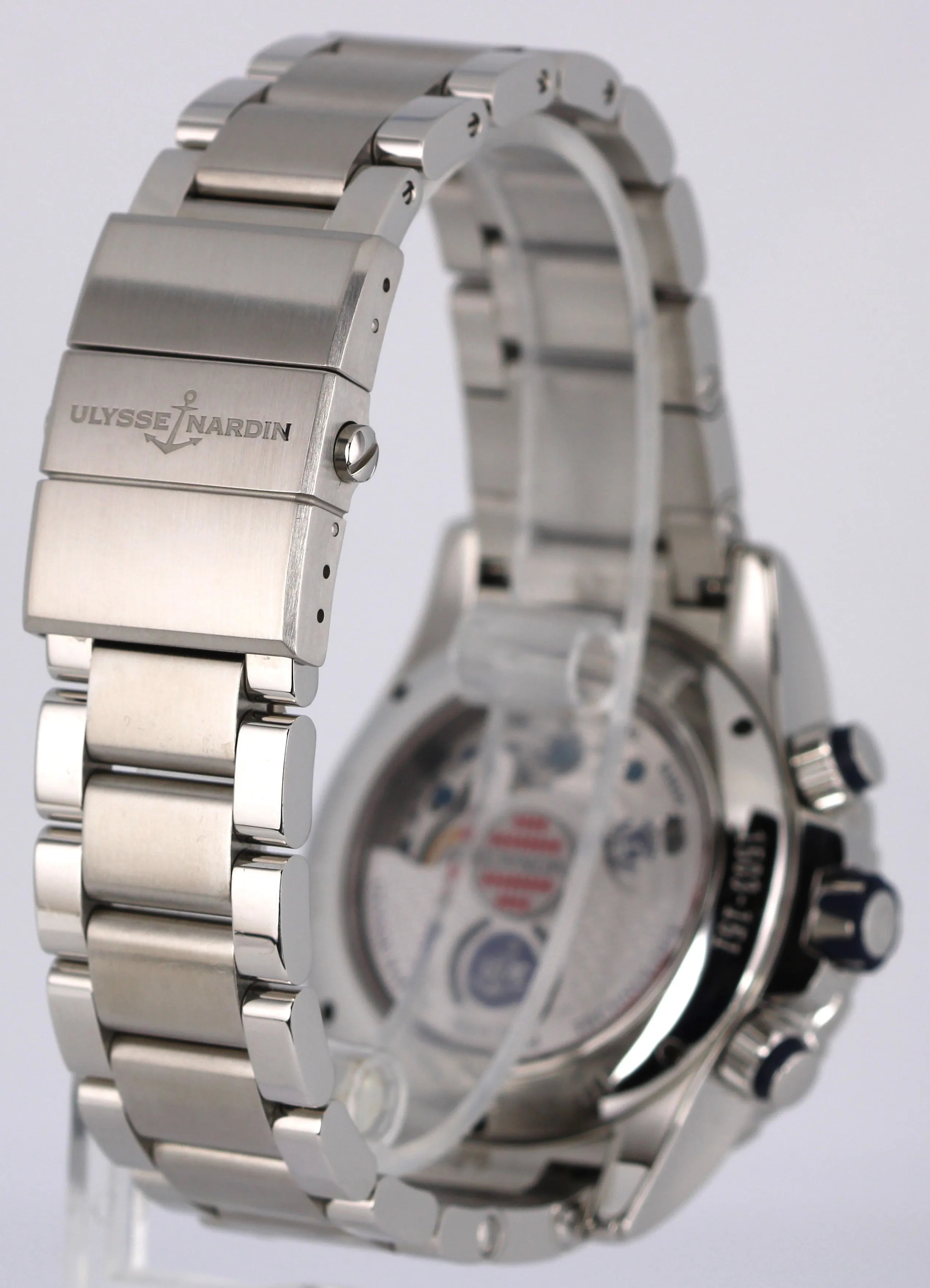 Ulysse Nardin Diver Chronograph Monaco LE Steel Blue 44mm 1503-151 LTD Watch