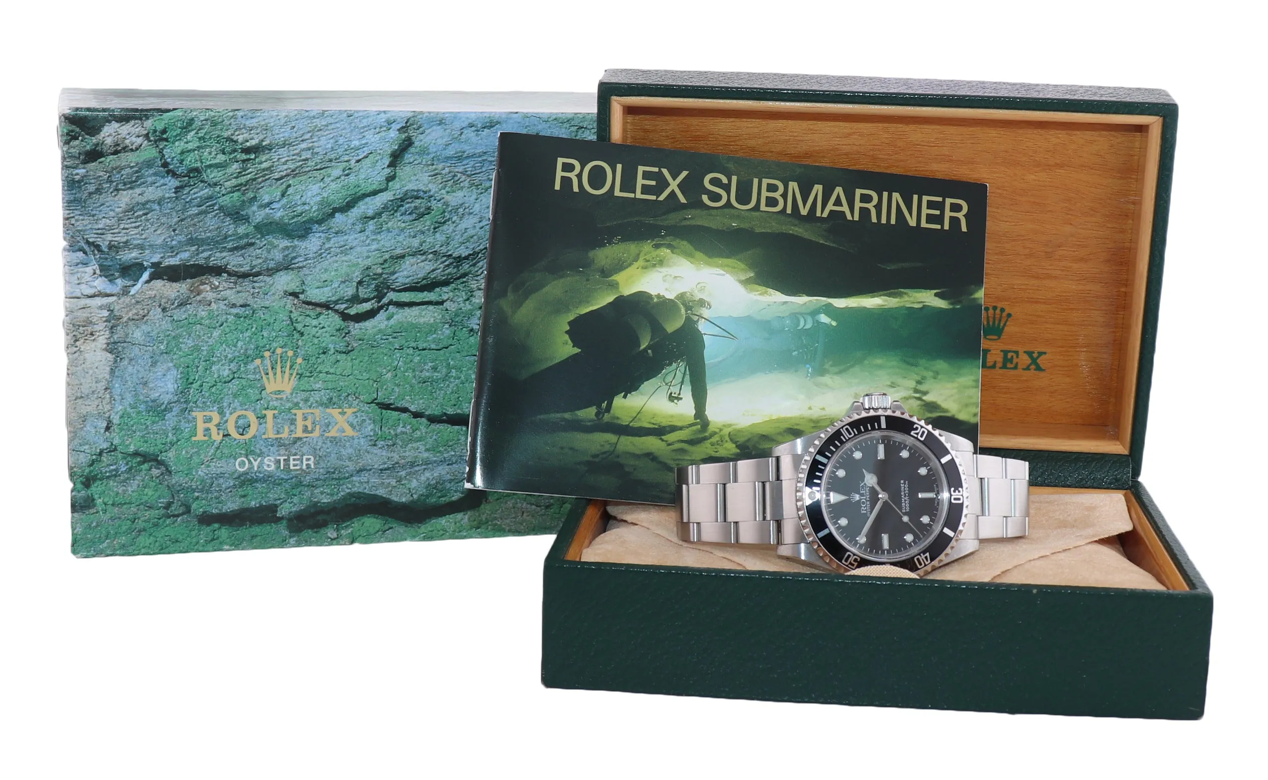 UNPOLISHED Rolex Submariner Black No-Date 14060 Steel 40mm Dive Watch