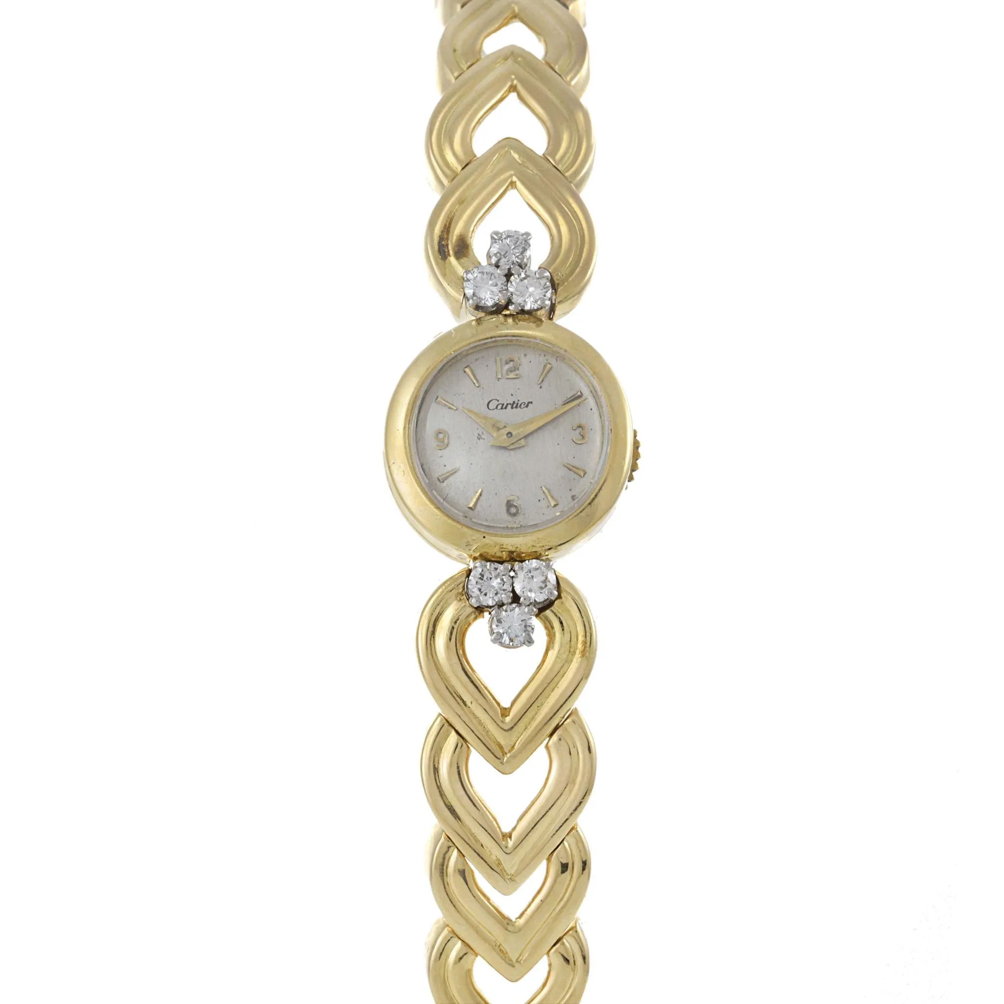 Vintage Cartier Ladies’ Diamond Cocktail Watch 18K Yellow Gold