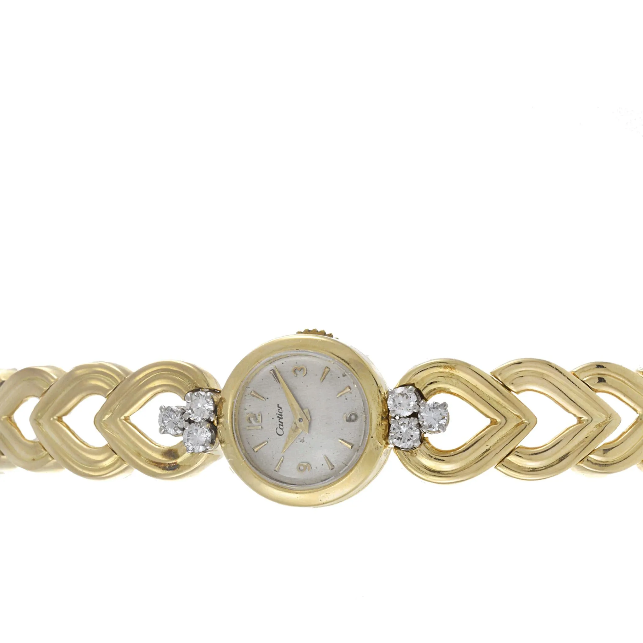 Vintage Cartier Ladies’ Diamond Cocktail Watch 18K Yellow Gold