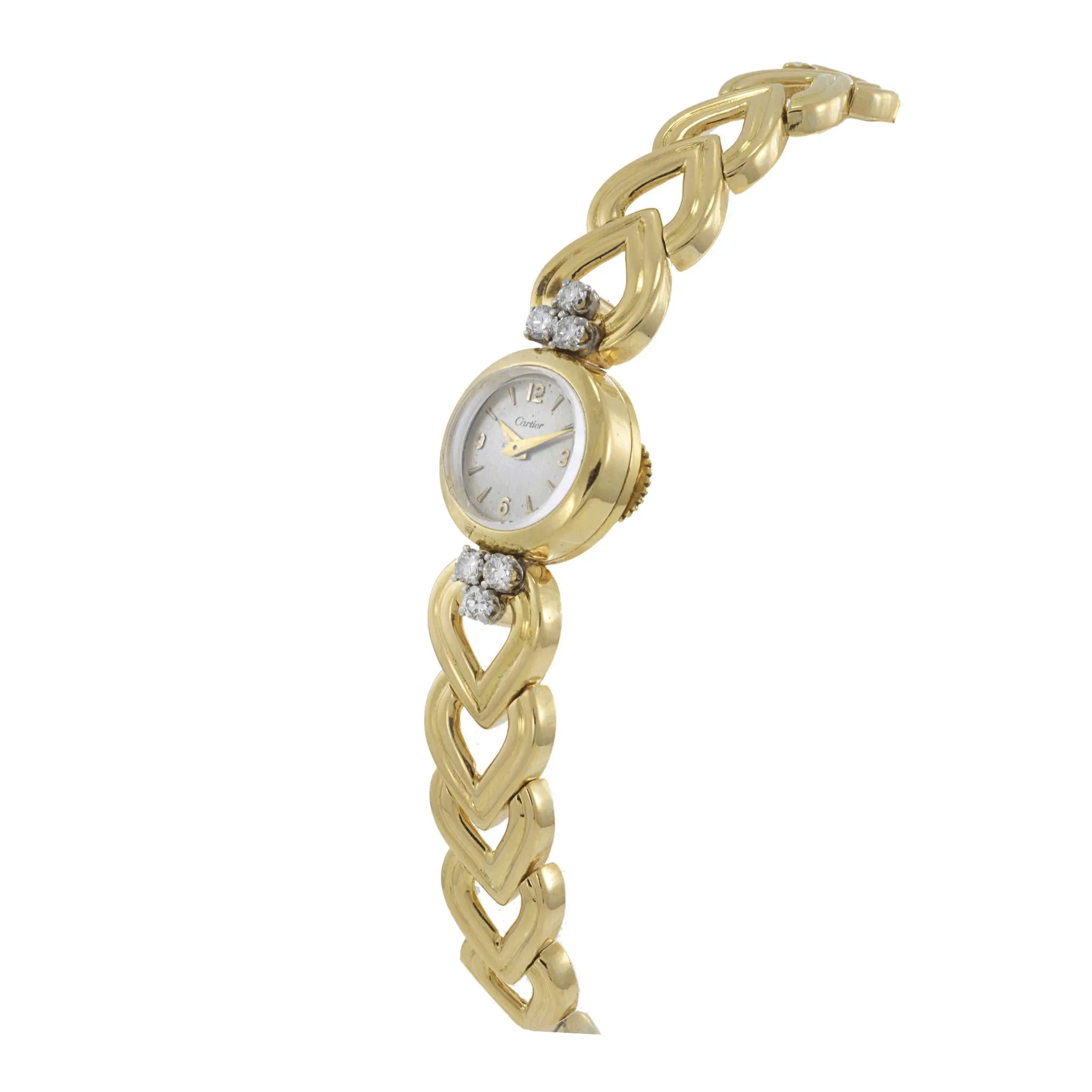 Vintage Cartier Ladies’ Diamond Cocktail Watch 18K Yellow Gold