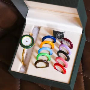 Vintage Gucci Watch With Interchangeable Bezels
