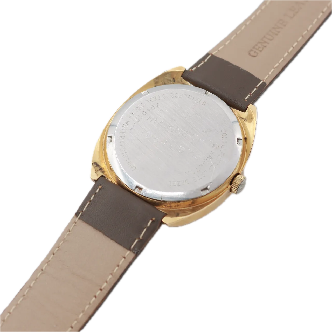 Vintage Hamilton 701010-4 Yellow Fade Dial Men's Electronic Wristwatch Gold Tone
