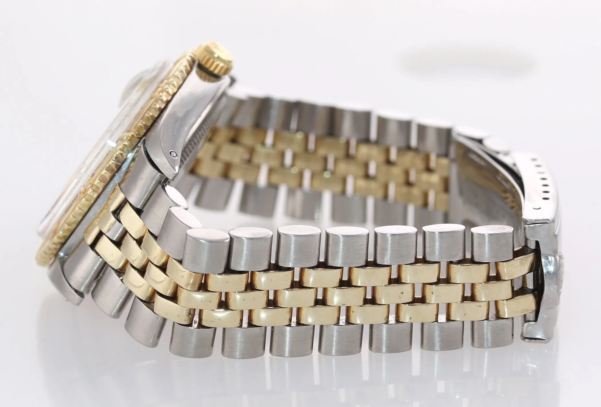 VINTAGE Rolex DateJust 1625 Turn-O-Graph 36mm Steel Gold Thunderbird Date Watch