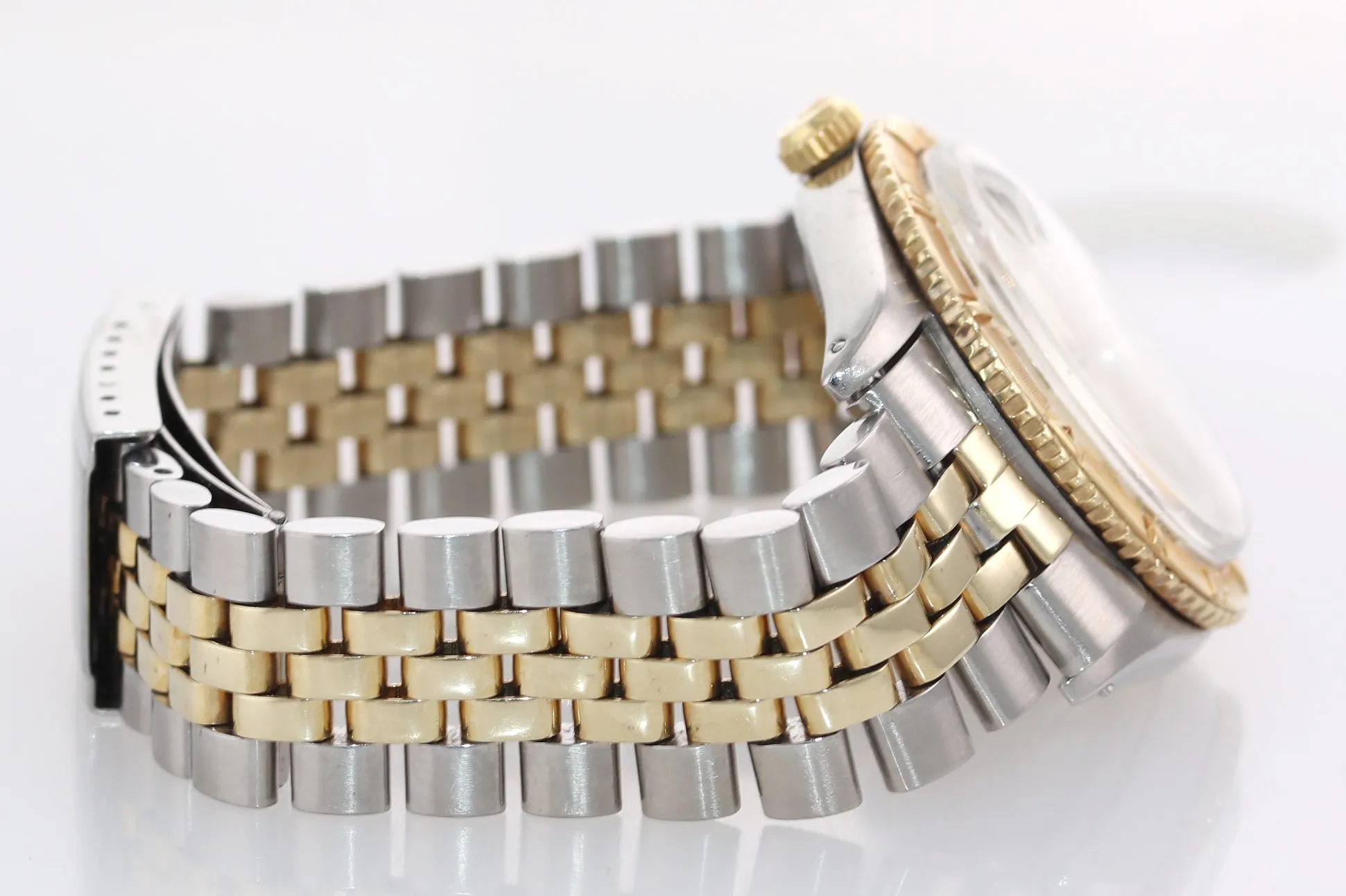 VINTAGE Rolex DateJust 1625 Turn-O-Graph 36mm Steel Gold Thunderbird Date Watch