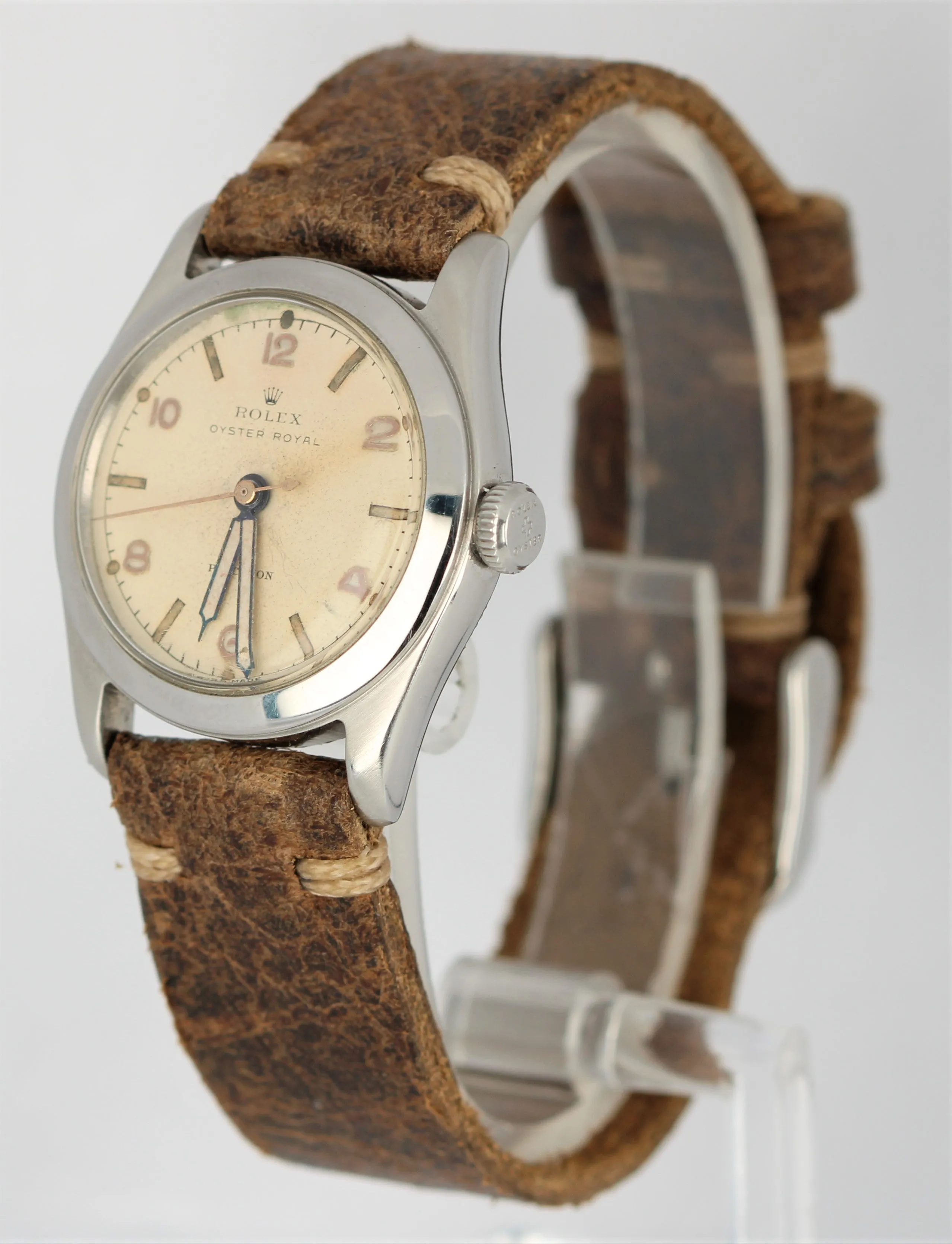 Vintage Rolex Oyster Royal Precision Swiss Mechanical Stainless Steel 4220 Watch