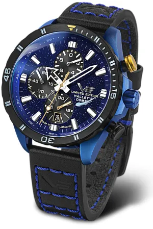 Vostok-Europe Halley's Comet Limited Edition Chronograph, model 6S10-320E694