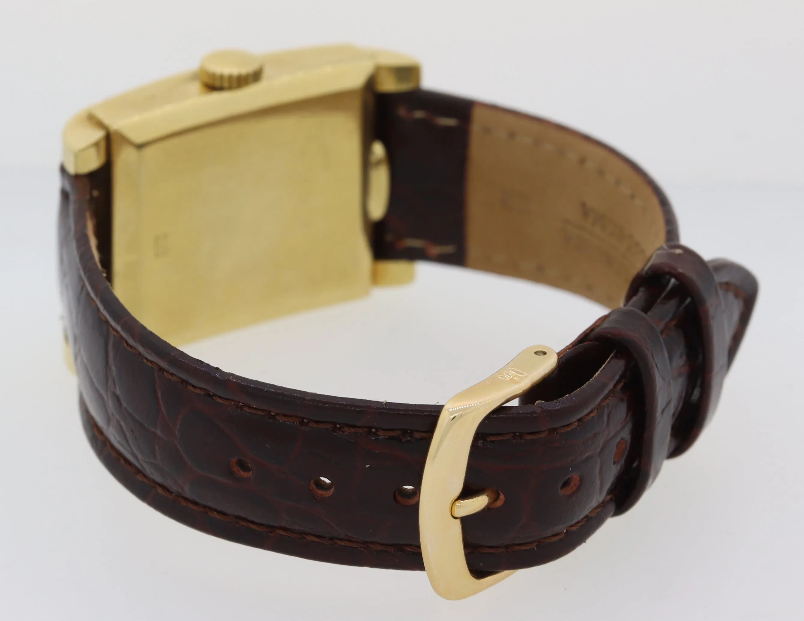 VTG Patek Philippe Solid 18k Yellow Gold 2479 Manual 26mm Silver Swiss Watch E8