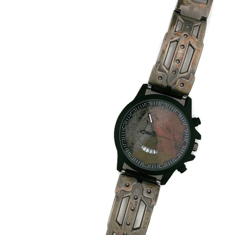 Watch with Date, Three Tone Dial