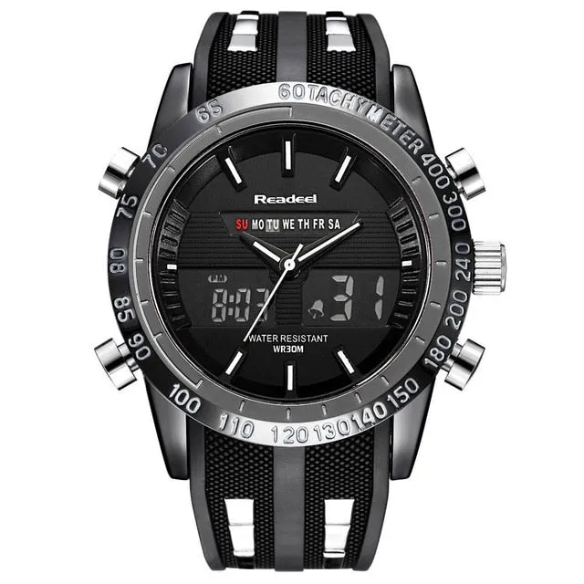 Waterproof Military Digital Stopwatch Sports Watch