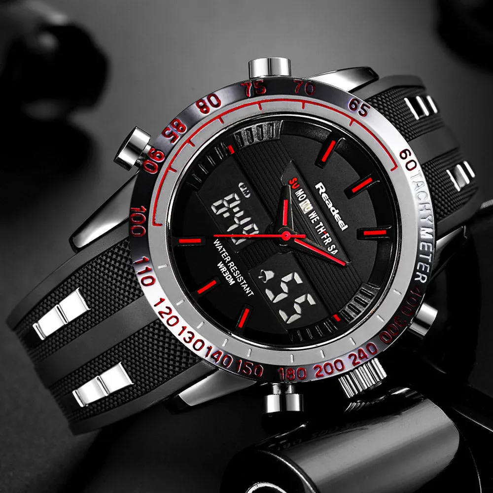 Waterproof Military Digital Stopwatch Sports Watch