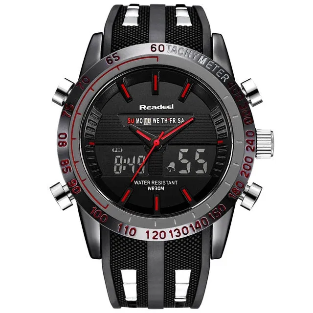 Waterproof Military Digital Stopwatch Sports Watch