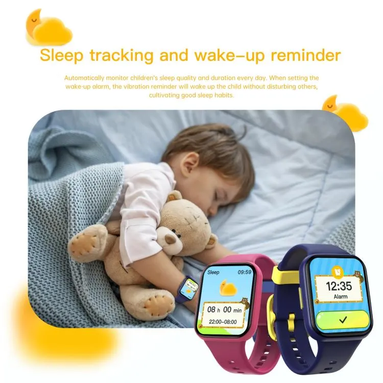 Wish 6 1.69 inch TFT Color Screen IP68 Waterproof Children Companion Smart Watch(Purple)