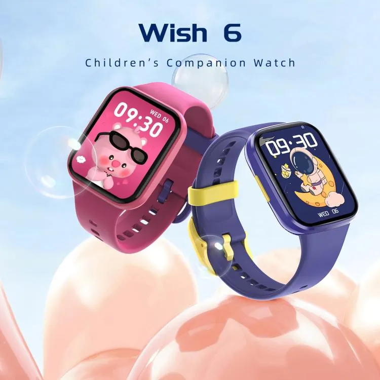 Wish 6 1.69 inch TFT Color Screen IP68 Waterproof Children Companion Smart Watch(Purple)