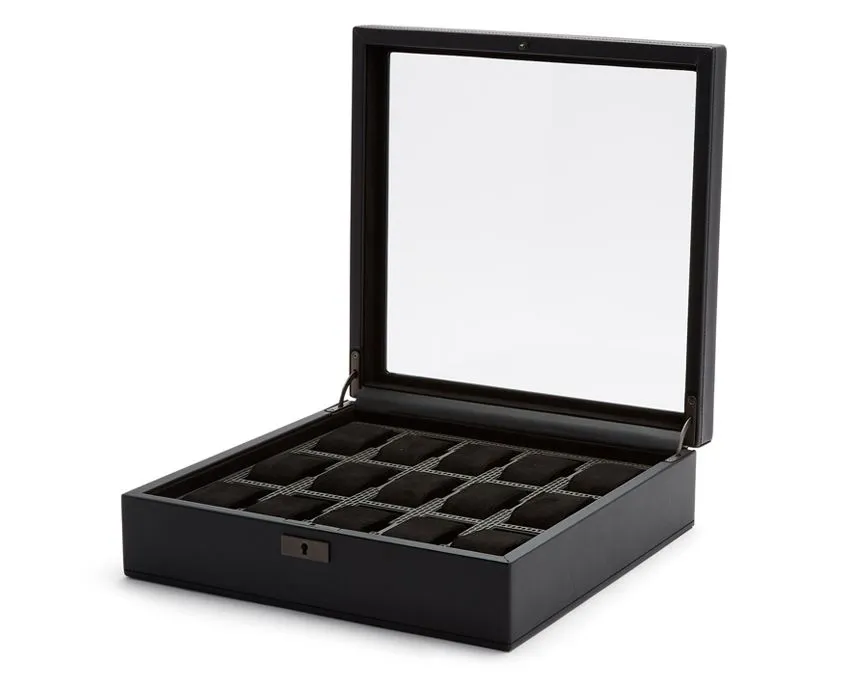 WOLF Axis 15 Piece Watch Box - Powder Coat