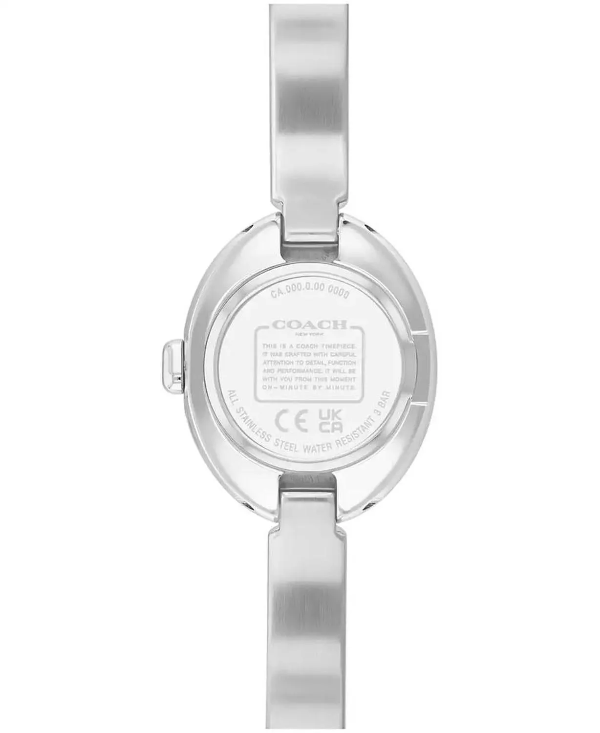 Women's Sammy Silver Tone Stainless Steel Bangle Bracelet Watch, 22.5mm