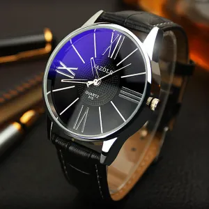 YAZOLE Quartz Watch Men Hot fashion business Leather watches minimalist belt Korean student Elegant relogio masculino wristwatch