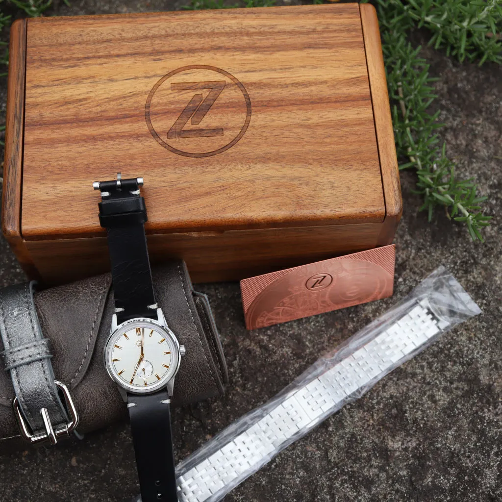 Zelos Nova Linen&nbsp;Silver - Swiss&nbsp;ETA&nbsp;7001 Top&nbsp;Grade&nbsp;Mvmt LE