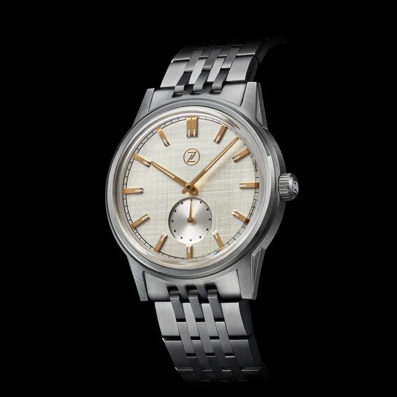 Zelos Nova Linen&nbsp;Silver - Swiss&nbsp;ETA&nbsp;7001 Top&nbsp;Grade&nbsp;Mvmt LE