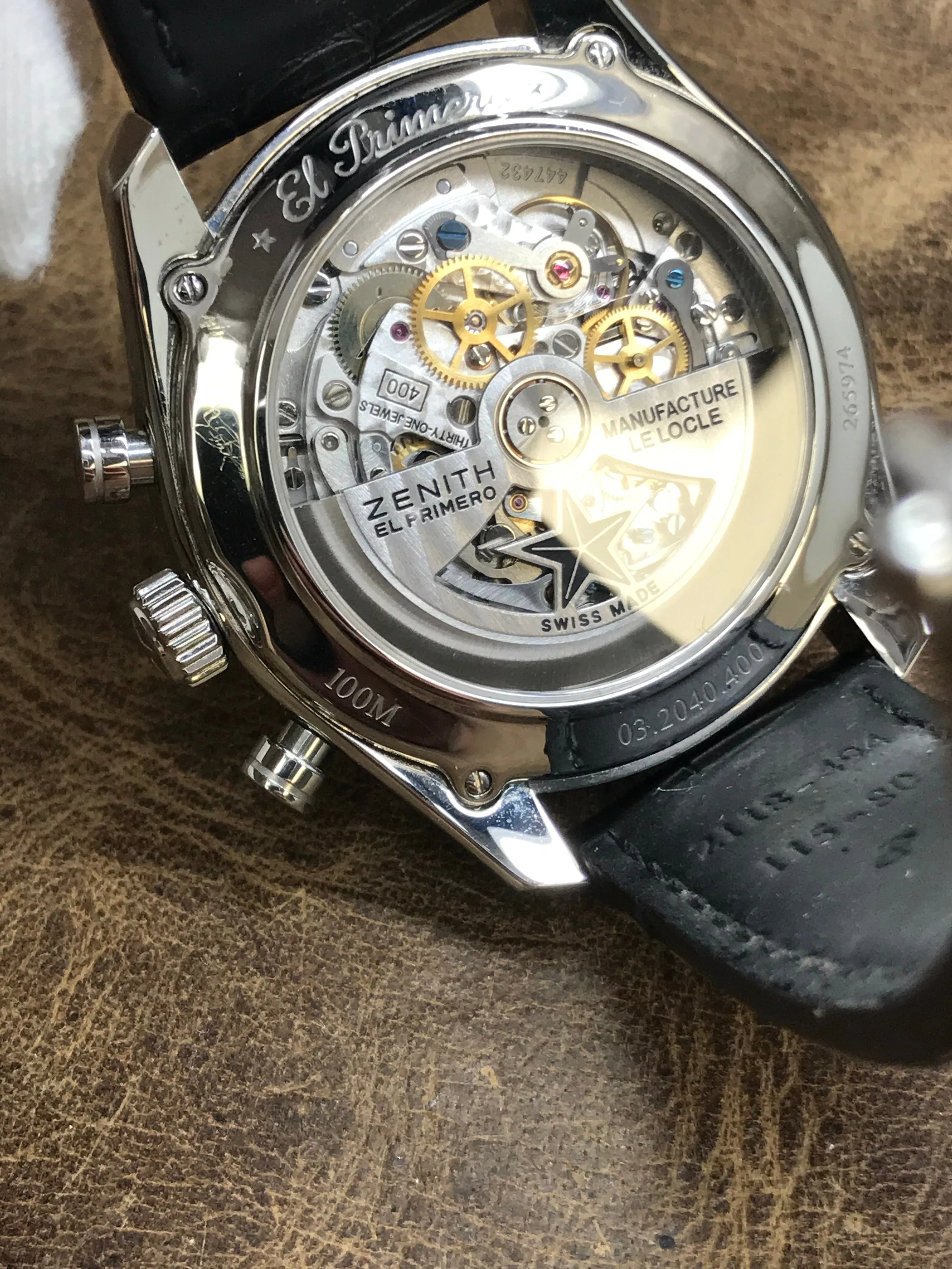 Zenith El Primero 03.2040.400/69.C494 Silver Dial Automatic  Men's Watch